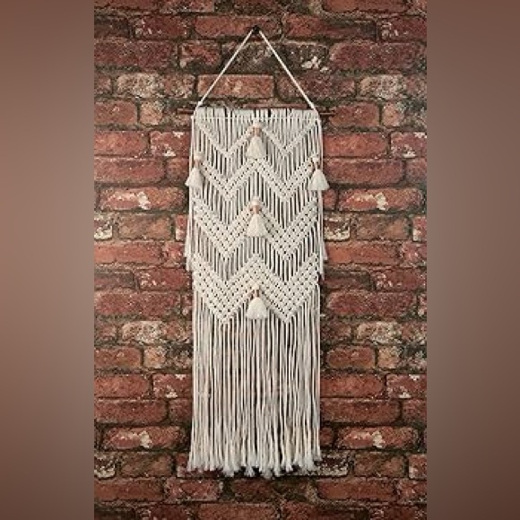 Learn to make macrame wall hanging kit craft cording Solid Oak brand handmade - Picture 4 of 11